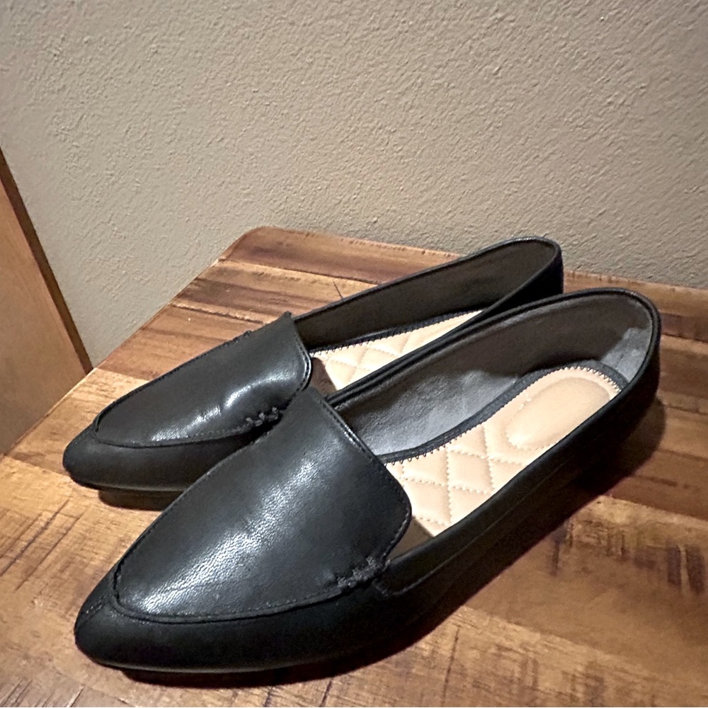 LAST CHANCE - Donating 7/17 Black A New Day Black Loafers- GUC - Sz 7.5